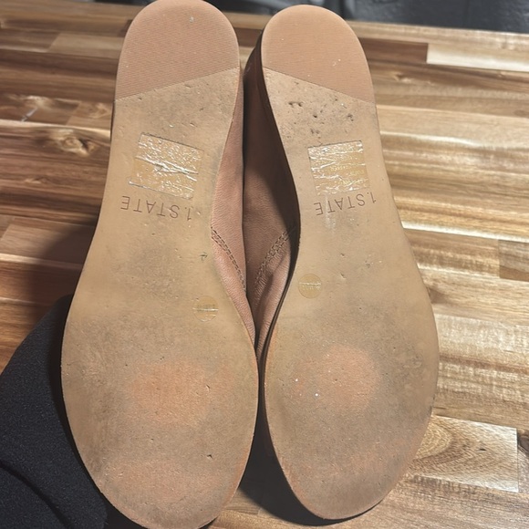 1. State Open Toe Brown leather flats size 8.5 - Picture 4 of 4
